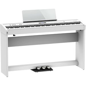 Roland FP-60X-WH digitale piano wit + onderstel wit + pedaal-unit