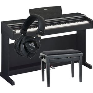 Yamaha Arius YDP-145B staande digitale piano + pianobank + hoofdtelefoon