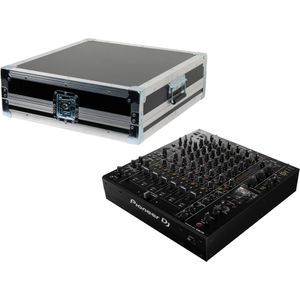 Pioneer DJM-V10 + Innox FC-MIX-L mixer flightcase met schuim - large