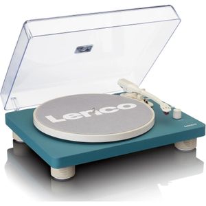 Lenco LS-50TQ turquoise platenspeler met ingebouwde speakers