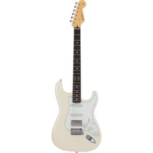 Fender Made in Japan Hybrid II Stratocaster HSS RW Olympic Pearl elektrische gitaar met gigbag