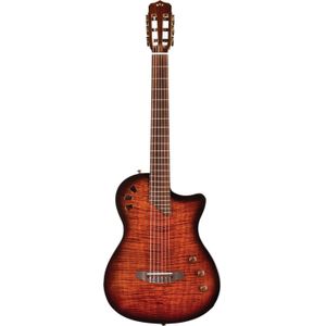 Cordoba Fusion Stage Guitar Edge Burst elektrisch-akoestische klassieke gitaar met gigbag