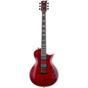 ESP LTD Deluxe EC-1000QM See Thru Black Cherry elektrische gitaar