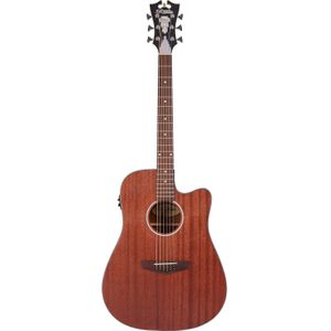 D'Angelico Premier Bowery LS Mahogany Satin elektrisch-akoestische westerngitaar