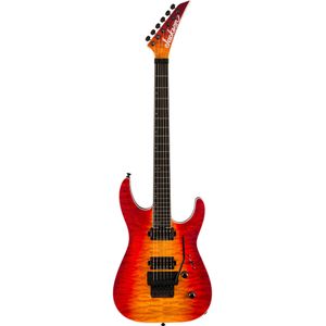 Jackson Pro Plus Series Dinky DKA Q EB Firestorm elektrische gitaar met gigbag