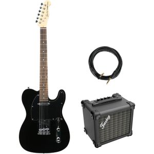 Fazley FTL218 Black elektrische gitaar + versterker + kabel