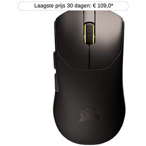 Corsair Sabre V2 Pro Ultralight Draadloze Gamingmuis - Zwart