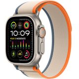 Apple Watch Ultra 2 GPs + Cellular 49 Mm Titanium Case/oranje-beige Trail Loop - M/l
