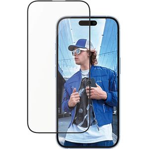 Panzerglass Aluminium Frame Ultra-wide Fit Screenprotector Voor Apple Iphone 2024 6.1'';iphone 15 Transparant