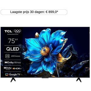 Tcl - 75T69C - Qled TV - Zwart - 75 Inch - 4K Ultra HD