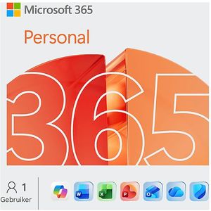 Microsoft 365 Personal - Jaarabonnement Download - 1 Gebruiker - 1 TB Cloudopslag