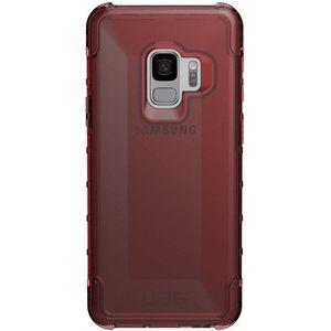 Uag Case Galaxy S9 Plyo Crimson Clear Rood