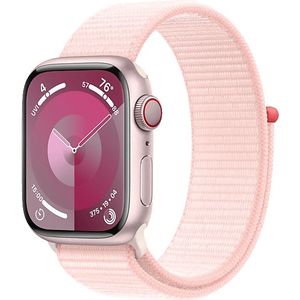 Apple Watch Series 9 Cellular 41 Mm Roze Aluminium Case/lichtroze Sport Loop