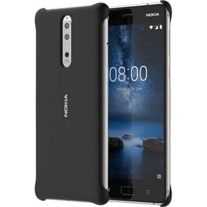 Nokia Soft Touch Case Voor Nokia 8 Zwart