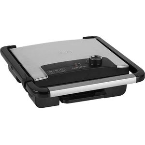 Princess 112425 Panini Grill Pro - Groot bakoppervlak 30x27 - Instelbare thermostaat - Zwevende bovenplaat - 2000 Watt