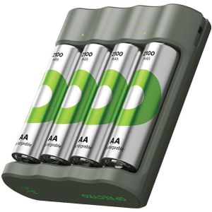GP Usb-lader B441 4 X Aa 2100 Mah Batterijoplader