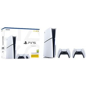 PlayStation 5 Slim Disc Edition - Wit - Gameconsole - 1 Terabyte - Inclusief Extra Controller