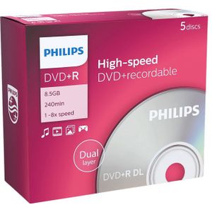 Philips Dr8s8j05c Dvd+r Dl 5 St.