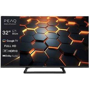 Peaq - PTV 32Gf-5025C - LED-TV - 32 inch - 1920 x 1080 - Ingebouwde Chromecast