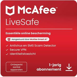 Mcafee Livesafe Unlimited 1 Jaar