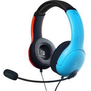 PDP Lvl40 Wired Headset Voor Nintendo Switch - Blauw/rood