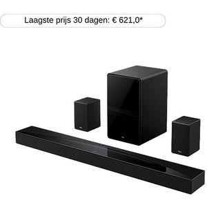 TCL Q85H Pro - Soundbar - Zwart - 7.1.4 Kanalen - Dolby Atmos