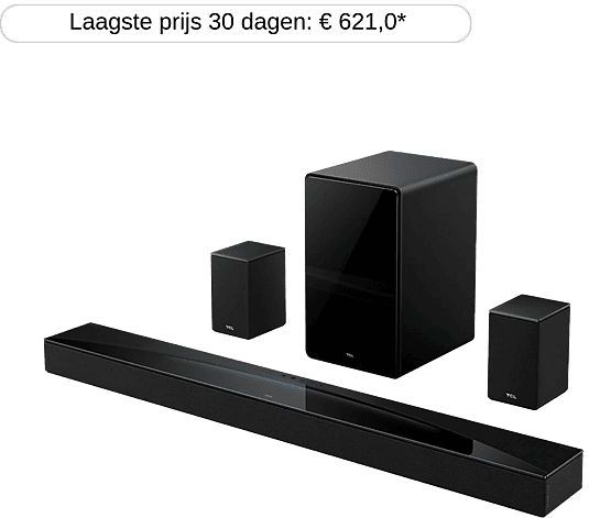 TCL Q85H Pro - Soundbar - Zwart - 7.1.4 Kanalen - Dolby Atmos