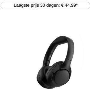 ISY - IBH-8000-BK - Draadloze Hoofdtelefoon - Zwart - Bluetooth - Actieve Ruisonderdrukking