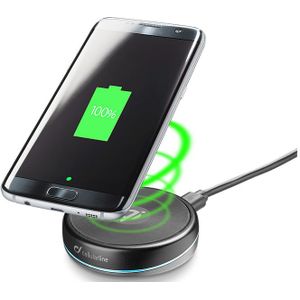Cellular-line Wireless Charger Fast Charge Twist Zwart