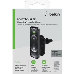 Belkin Belkin Magsafe Compatibel Wireless Car Vent Mount + Charger