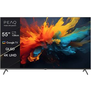 Peaq - PTV 55Gqu-5024C - Televisie - Google Qled - UHD