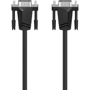 Hama VGA Aansluitkabel VGA-stekker 15-polig, VGA-stekker 15-polig 3.00 m Zwart 00200708 VGA-kabel