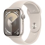Apple Watch Series 9 GPs 41 Mm Sterrenlicht Aluminium Case/sterrenlicht Sport Band - M/l
