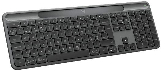 Logitech - Signature Slim Solar+ K980 - Draadloos Toetsenbord - Graphite - QWERTY ANSI