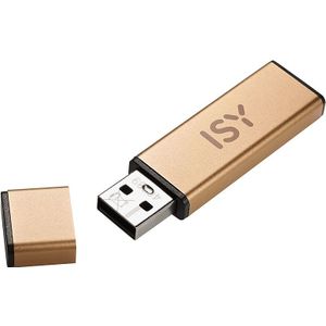 ISY - Imu-2400-alu Usb-stick - 64Gb - Aluminium - USB 2.0