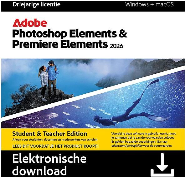 Adobe - Phsp & Prem Elements 2026 - Software - Download Code