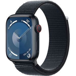 Apple Watch Series 9 Cellular 45 Mm Middernacht Aluminium Case/middernacht Sport Loop