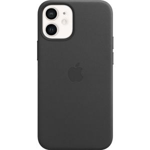 Apple Iphone 12 Mini Leren Case Zwart