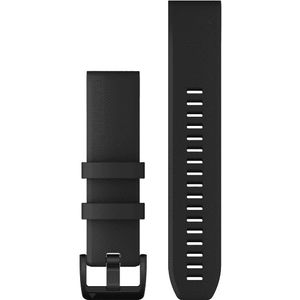 Garmin Siliconen Band 22mm Zwart/zwart