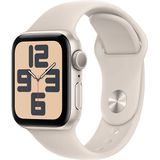 Apple Watch Se GPs 40 Mm Sterrenlicht Aluminium Case/sterrenlicht Sport Band - S/m