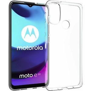 Accezz Clear Case Voor Motorola Moto E20 Transparant