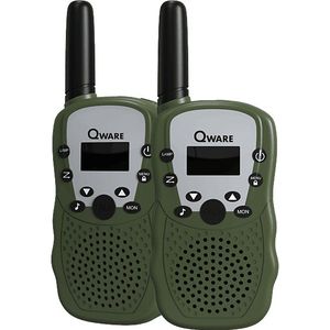Qware Set Qw Snd-wt335gn Walkie Talkie Legergroen