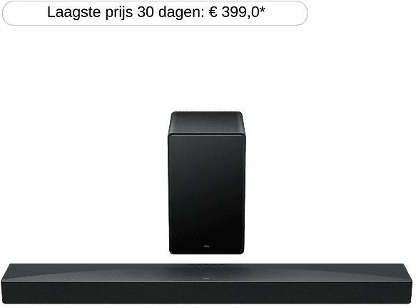 TCL - Q65H - Soundbar - 5.1 Dolby Atmos - Draadloze Subwoofer