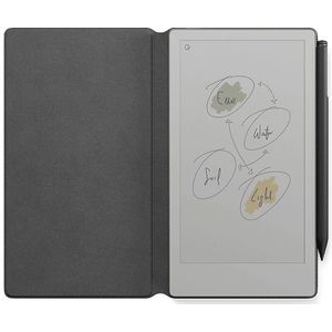 reMarkable - Paper Pro Move + Marker Plus Book Folio - Grijs Zwart - 7,3 Inch E-ink-tablet