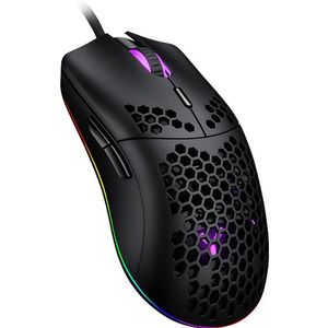 ISY - IGM 4000 - Gamingmuis - Zwart - Ergonomisch Design - RGB Ledverlichting
