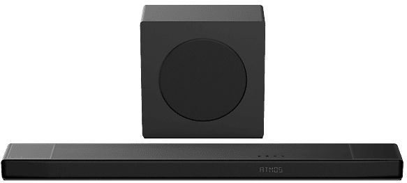 Hisense AX3120Q - Soundbar - 3.1.2 Kanaals - Met Subwoofer - True Dolby Atmos