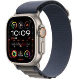 Apple Watch Ultra 2 GPs + Cellular 49 Mm Titanium Case/blauwe Alpine Loop - Small