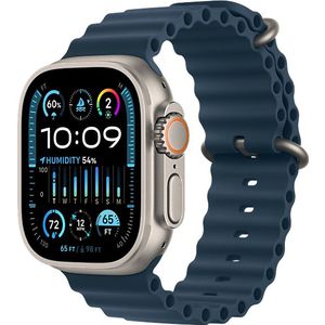 Apple Watch Ultra 2 GPs + Cellular 49 Mm Titanium Case/blauwe Ocean Band