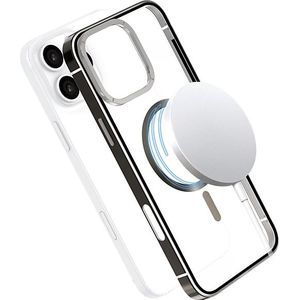 ISY Magisy Isc 7001 Metal Cover Voor Apple Iphone 16 Pro Transparant