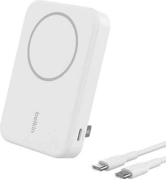 Belkin BoostCharge Pro Powerbank 8000mAh - Qi2 - MagSafe - Wit